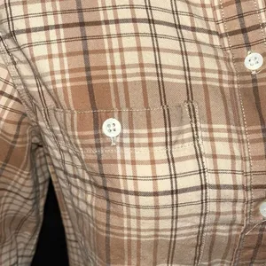 Lauren Ralph Lauren tan & brown plaid button down medium‎ thumbnail 6