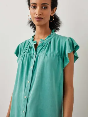Rails Ruthie Blouse Basil thumbnail 1