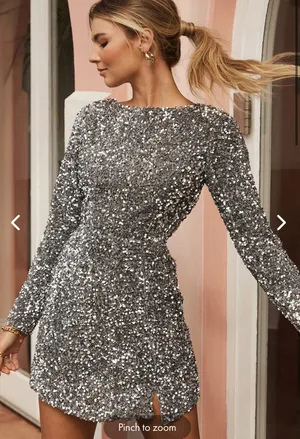 Selfie Leslie Sequin Dress thumbnail 1