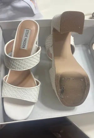 Steve Madden Stance white wedge thumbnail 1