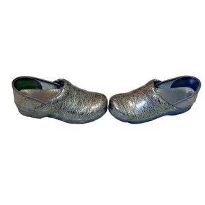Dansko Womens Size 39 Professional Clogs Metallic Birds Nest Scribble Pattern thumbnail 10