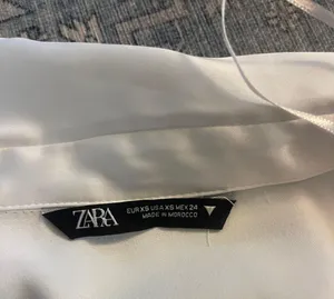 Zara Satin White Dress thumbnail 3