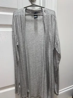 Como Black Gray Cardigan  thumbnail 1