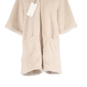 Rivet Utility Light Beige Stunner Teddy Sherpa Romper Small Cozy Loungewear thumbnail 4