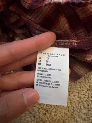 American Eagle Plaid Top thumbnail 5