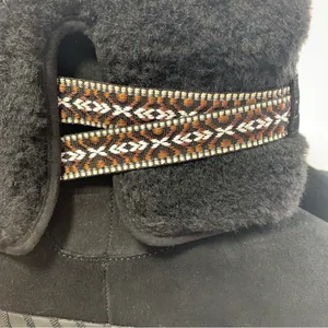 MUK LUKS Women's Black Suede Boots - Size 7‎ thumbnail 9