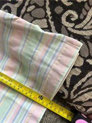 Alfred Dunner Pastel Multi-Stripe Button Front Top | Size Large - Vintage 1980’s thumbnail 7