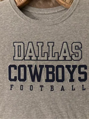 Dallas Cowboys Gray Short Sleeve Tee Women’s Size L Gray thumbnail 4