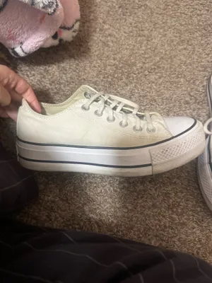 Low top white platform converse  thumbnail 6