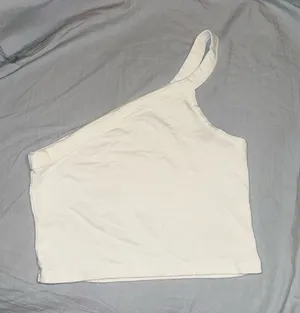Brandy Melville John Galt one shoulder cropped tank thumbnail 1