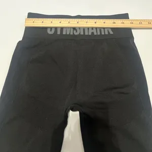 Gymshark Flex Shorts High Waist Seamless Training Running Athletic Sz XS Black thumbnail 7