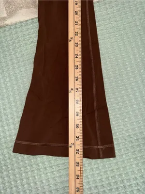 Lululemon Align High-Rise Mini Flare Pant 32" Roasted Brown size 6 thumbnail 2