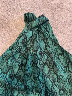 Do+Be Snakeskin Halter Top thumbnail 2