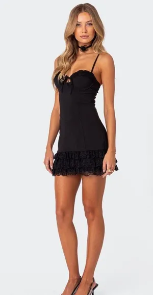 Edikted Maisie Corset Mini Dress thumbnail 4