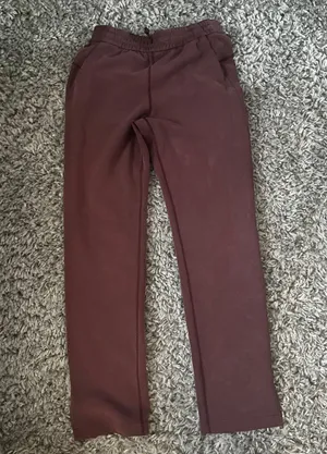Lululemon Softstreme Split Hem Pants Size 6 Red Merlot thumbnail 3