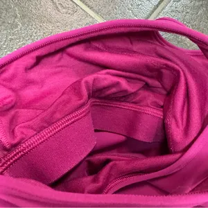 Lululemon Mastered Motion Cropped Cutout Tank Top Magenta Purple MGPR 12 thumbnail 7
