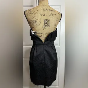 BCBGeneration Strapless Black Cocktail Dress | Size 4 thumbnail 6
