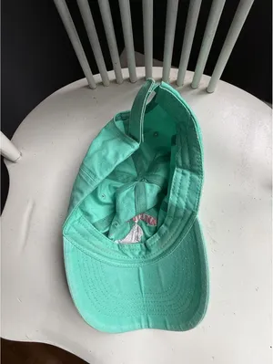 Pawley’s Island South Carolina Mint Green Embroidered Baseball Cap thumbnail 4