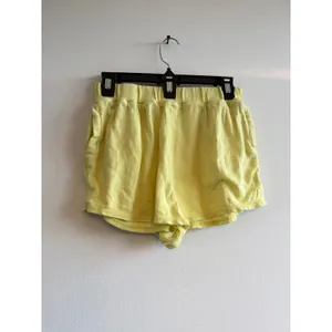 FP Movement‎ Womens Knit Athletic Shorts Pale Yellow Elastic Waist XS thumbnail 2