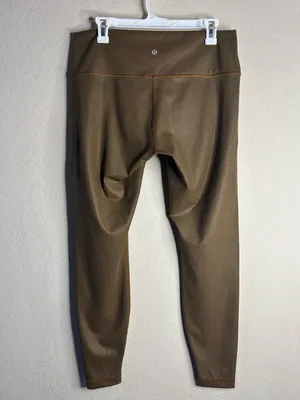 Lululemon Wunder Under High-Rise Tight Foil 28" Matte Copper Foil size 12 thumbnail 3