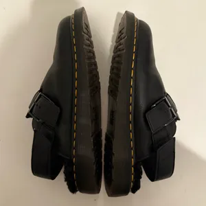 Dr. Martens Docs Jorge II Ambassador Black Faux Fur Lined Slingback Mules US 9 thumbnail 11