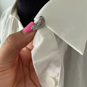 Stylish flattering blouse💖 White Size M thumbnail 6