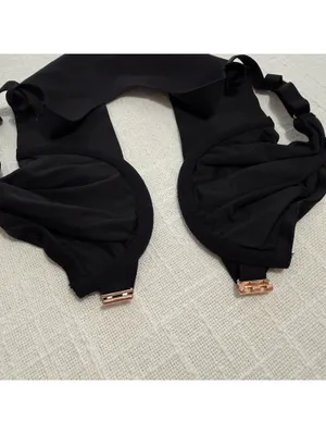 Soma 32C Vanishing 360 Unlined Perfect Coverage Black Bra Underwire Front Close thumbnail 5