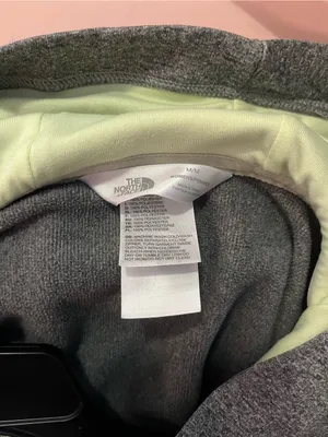 The North Face Gray Hoodie with Multicolor Logo thumbnail 4