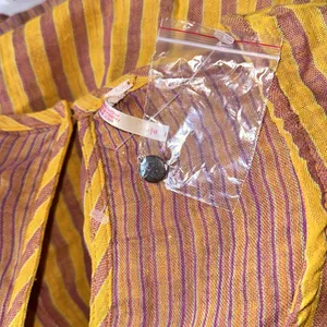 NWOT Free People Annabelle Set in Brown 2Pcs Set Top Bottom Yellow thumbnail 10