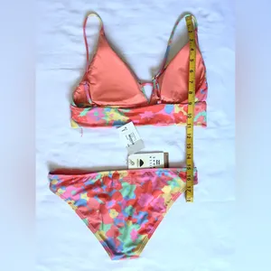 NWT Billabong Coast Is Clear Bikini Set - Multi - L/S thumbnail 10
