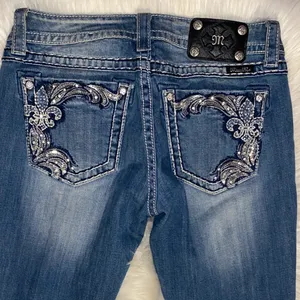 Miss Me 29 ankle skinny Women’s Distressed Blue Slim Jeans thumbnail 2