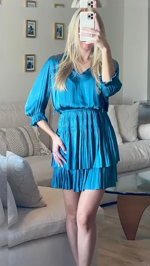 Boutique Dress Blue thumbnail 1