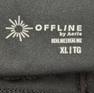 Aerie Offline Real Me Aces Tennis Skort in Black thumbnail 4