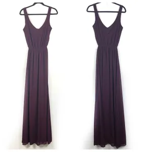 Show Me Your Mumu Kendall Maxi Dress Merlot Burgundy Bridesmaid XXS NWT thumbnail 3