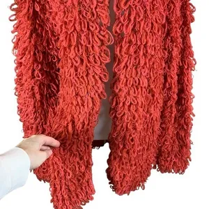 Knitz For Love And Lemons Loopy Knit‎ Open Front Cardigan Sweater Boho Chunky thumbnail 2
