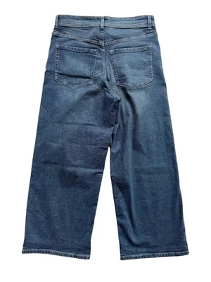 H&M High Rise Wide Legged Jeans size 10 thumbnail 2