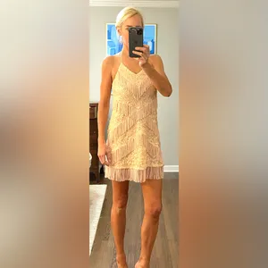 Gianni Bini Beige Sequin Dress thumbnail 6