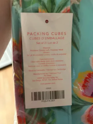 Packing cubes Blue thumbnail 2