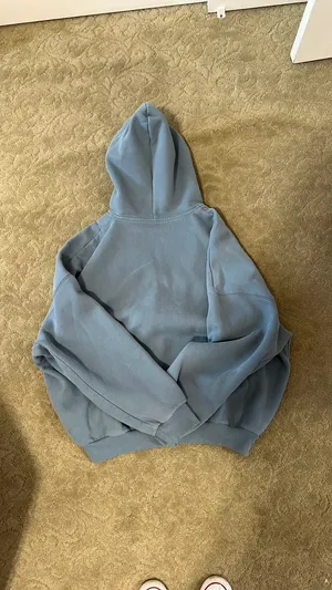 Comfrt blue zip up hoodie thumbnail 2