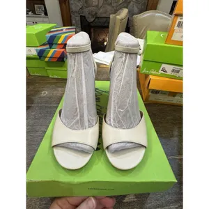 Sam Edelman Viola Womens‎ Heels Ivory Leather Size 7 Sandal thumbnail 3