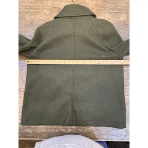 Avec‎ Les Filles Women Size Large Zip Up Utility Jacket Pockets Olive Green thumbnail 7