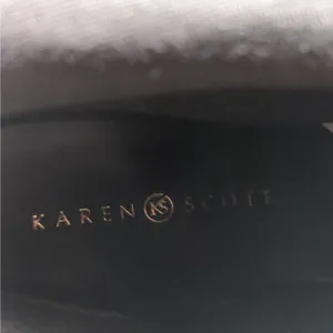 Karen Scott Sharonn Brown Knee High Boots 7.5M Faux Suede Chunky Block Heel thumbnail 9
