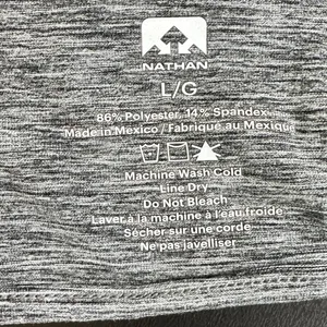 NATHAN Flap RUnning Belt Grey Size Large Gray thumbnail 6