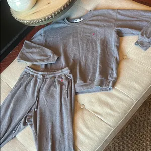 Sub_Urban Riot Grey Heart Two Piece Lounge Set Size XS/S thumbnail 1