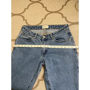 Abrand A ’99 Low Straight Jeans 90s Y2K Low Rise Blue Denim Size 29 Style 72468 thumbnail 6