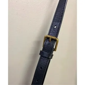 Fossil Emi Black Key Clasp Flap Pebbled Leather Crossbody Bag Bronze Accents thumbnail 6