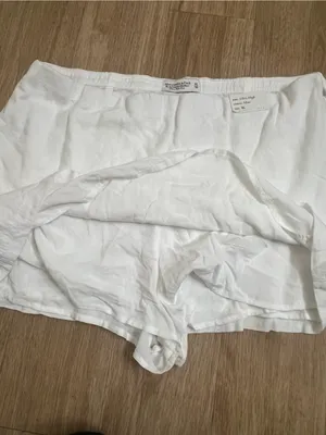 Abercrombie & Fitch White Mini Skirt high Waist thumbnail 5