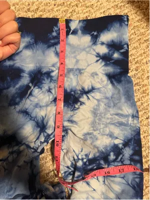 SetActive Blue Crush Shibori Tie Dye Seamless Legging- Size Small Medium thumbnail 6