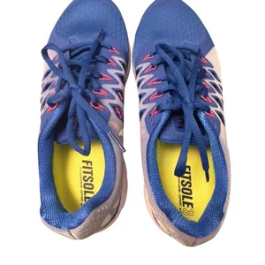 Nike Zoom Fitsole 3 Women Running Shoes Royal Blue Pink Athletic Sneakers in EUC thumbnail 8