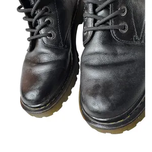 Dr. Martens Luana Black Leather Combat Boots Women’s Size 9 AW004 thumbnail 8